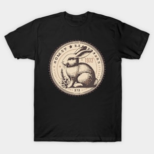 Vintage Rabbit Stamp T-Shirt